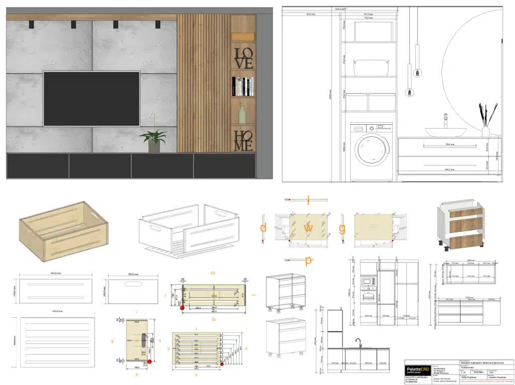 dokumentacja techniczna w palettecad