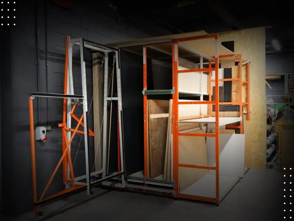 SYSTEM MAGAZYNOWANIA PŁYT WIELKOFORMATOWYCH Jakmet